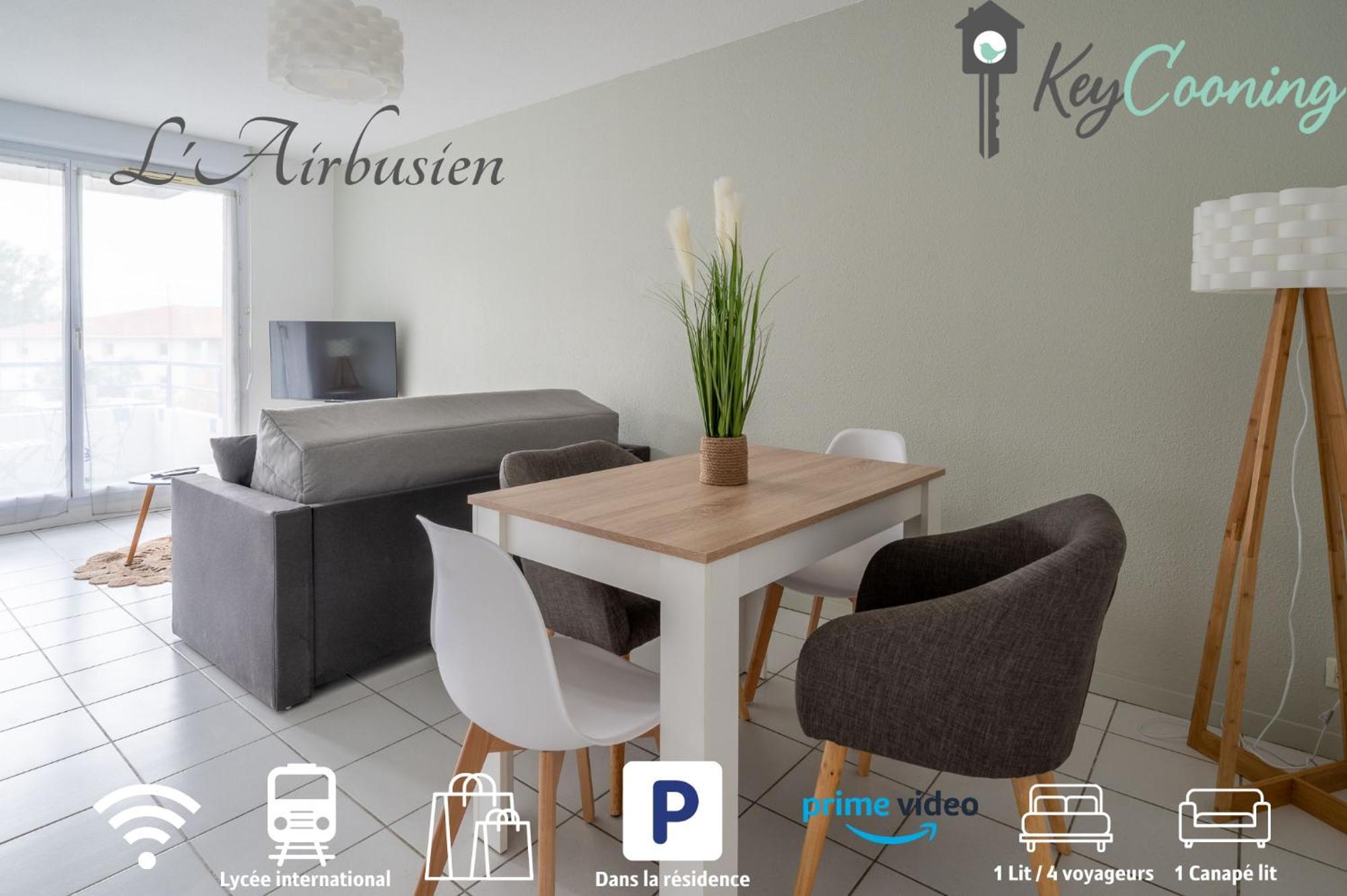 L'Airbusien - Terrasse Et Parking - Airbus A Cote Appartement Colomiers Buitenkant foto